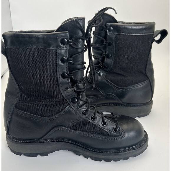 Matterhorn Cove SPO Boots Mens 6 Womens 8 Black Leather Combat GoreTex Steel Toe - Picture 3 of 11